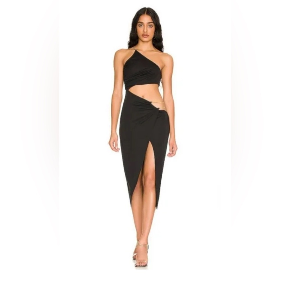 Revolve | dress - NBD Elegant Black One-Shoulder Dress